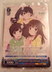 NM/S24-PE05 - PR - Tsukihi Araragi & Karen Araragi & Nadeko Sengoku